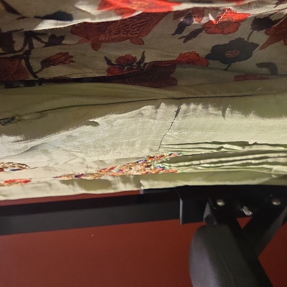 Cotton Anarkali/dress With Embroidered Duster - Picture 5 of 11